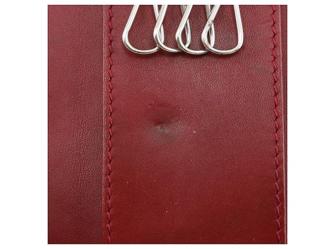 Louis Vuitton Multicles 4 Monogram Vernis Key Case Red - view 11