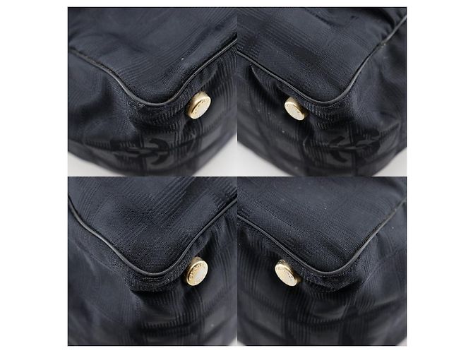 Timeless Borsa tote in nylon della nuova linea di viaggio di Chanel Nero - vista 4