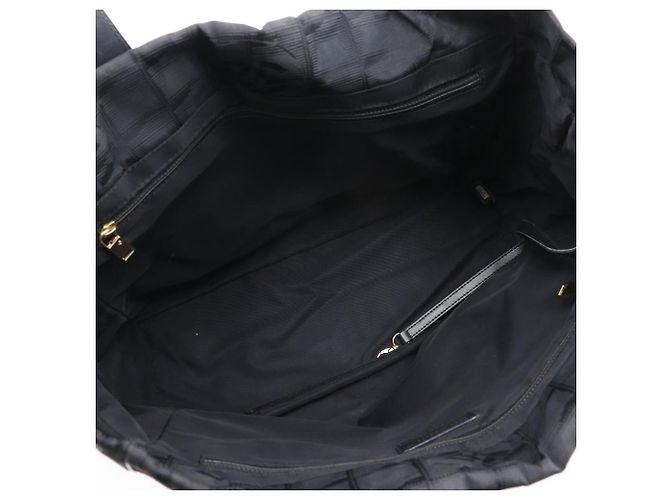 Timeless Borsa tote in nylon della nuova linea di viaggio di Chanel Nero - vista 6