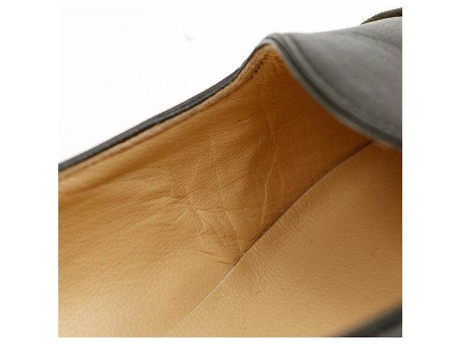 Gucci Leder Slipper Braun Bronze - Ansicht 12