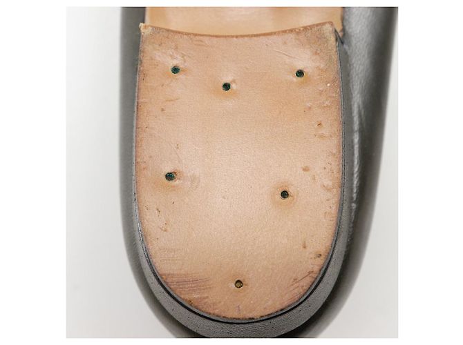 Gucci Leder Slipper Braun Bronze - Ansicht 9