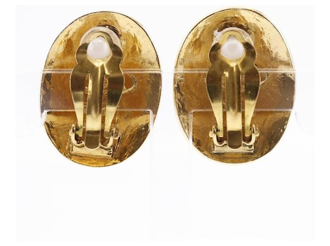 Timeless Pendientes Chanel Coco Mark Dorado - vista 3
