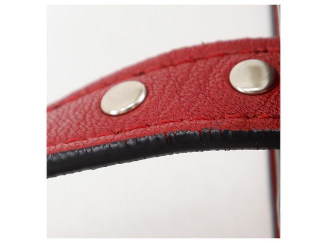 Borsa a Spalla in Pelle Rockstuds Valentino Garavani Rosso - vista 12