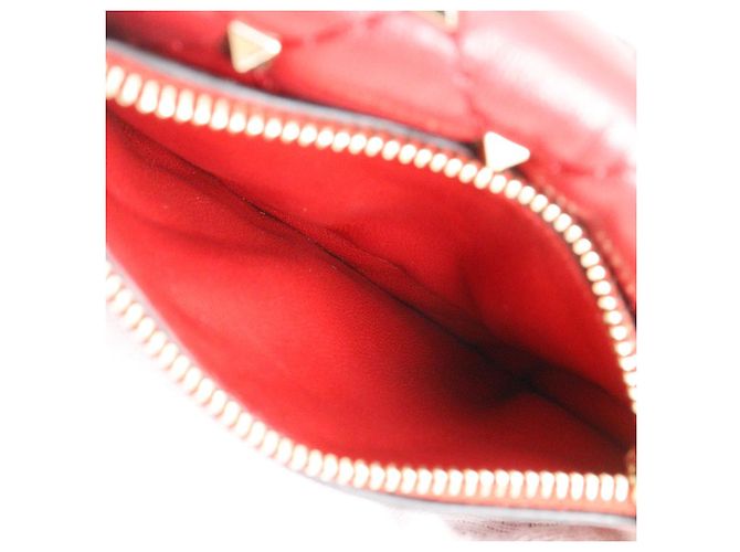 Borsa a Spalla in Pelle Rockstuds Valentino Garavani Rosso - vista 7