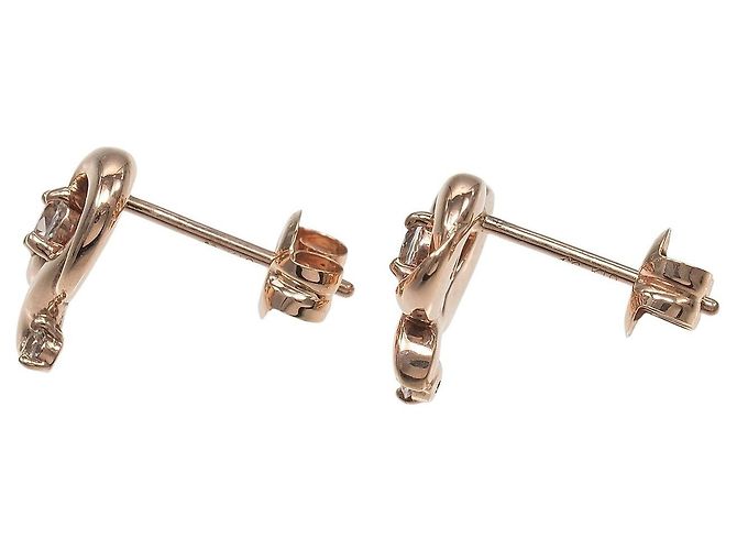Autre Marque Orecchini in Oro Rosa K10 4℃ D'oro - vista 6