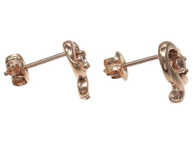Autre Marque Orecchini in Oro Rosa K10 4℃ D'oro - vista 7