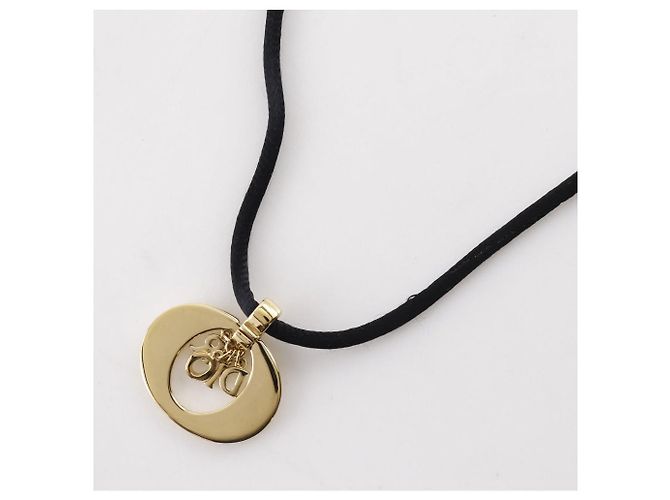Collar con logo Dior Dorado - vista 4
