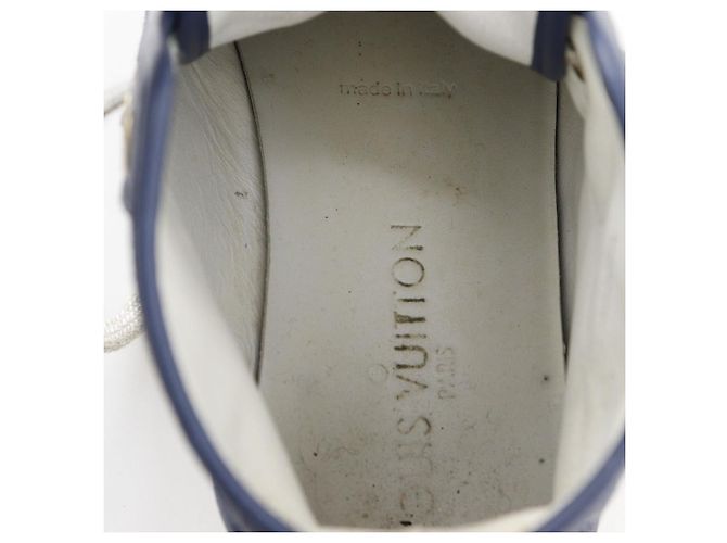 Hochschnittige Monogramm-Denim-Sneaker von Louis Vuitton Blau - Ansicht 11