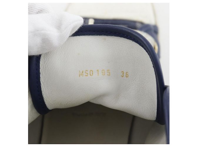 Hochschnittige Monogramm-Denim-Sneaker von Louis Vuitton Blau - Ansicht 16