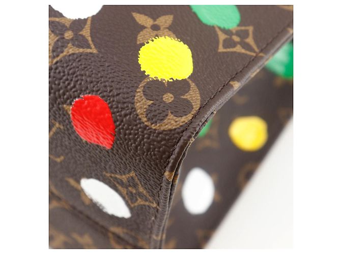 OnTheGo MM Monogram Vernis Tote Bag Louis Vuitton LV×YK Braun Mehrfarben - Ansicht 5