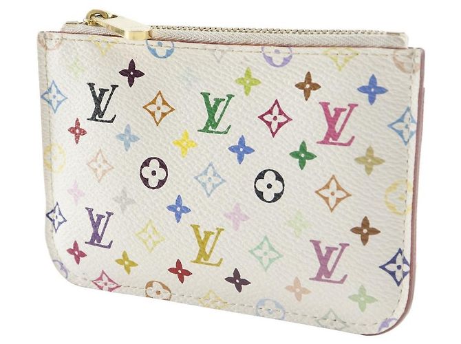 Pochette Cle Monogram Multicolore di Louis Vuitton - Portamonete Bianco - vista 2