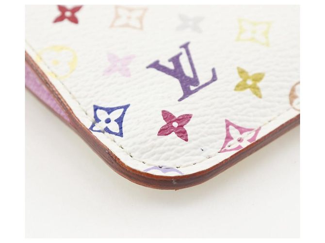 Pochette Cle Monogram Multicolore di Louis Vuitton - Portamonete Bianco - vista 4