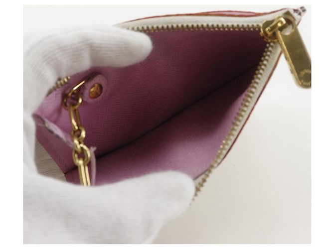 Pochette Cle Monogram Multicolore di Louis Vuitton - Portamonete Bianco - vista 6