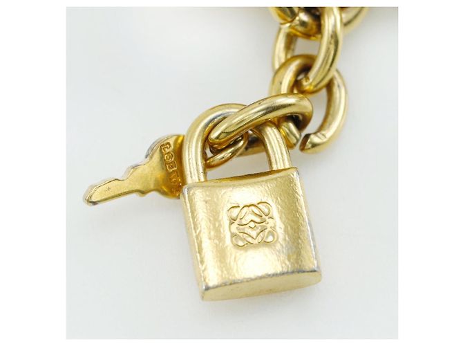 Schlüsselanhänger mit Loewe Anagramm-Motiv Golden - Ansicht 12