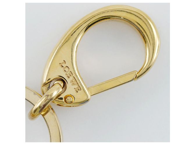 Schlüsselanhänger mit Loewe Anagramm-Motiv Golden - Ansicht 3