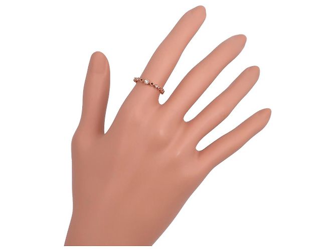 Autre Marque K10 Gelbgold-Diamantring canal4℃ Golden - Ansicht 2
