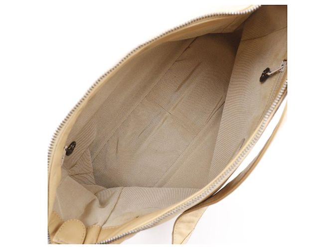 Timeless Borsa a Spalla in Pelle di Agnello Coco Mark di Chanel Beige - vista 5