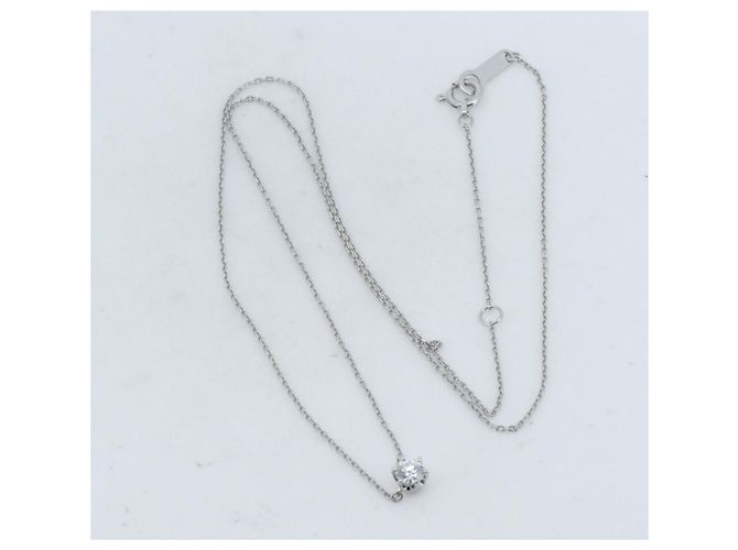 Autre Marque Collana in diamante Pt850 4℃ Argento - vista 2