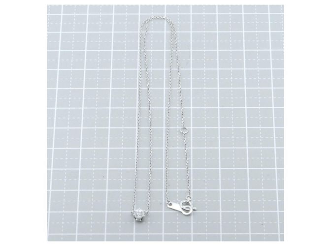 Autre Marque Collana in diamante Pt850 4℃ Argento - vista 5