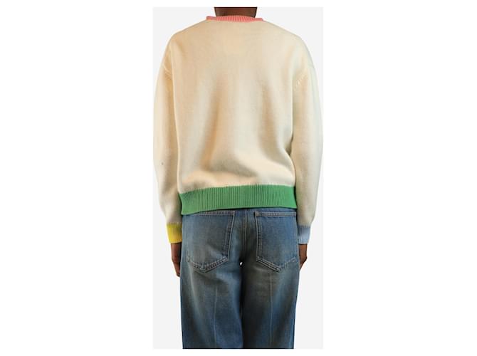 Lela Rose Creme-Bananen-Pullover - Größe XS Roh - Ansicht 2
