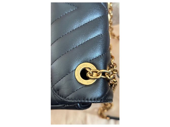 Borsa Louis Vuitton Naw Wave Nera in Pelle Trapuntata Nero - vista 6