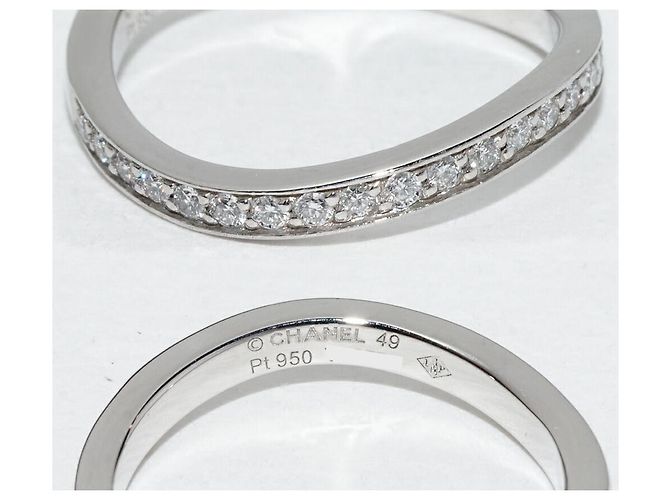 Timeless Chanel Ruban Pt950 Diamantring Silber - Ansicht 5