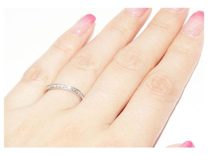 Timeless Chanel Ruban Pt950 Diamantring Silber - Ansicht 6
