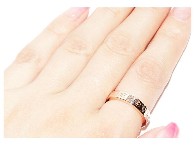 Bulgari Bvlgari B.zero1 Au750 Diamantring Größe 12.5 Pink - Ansicht 5