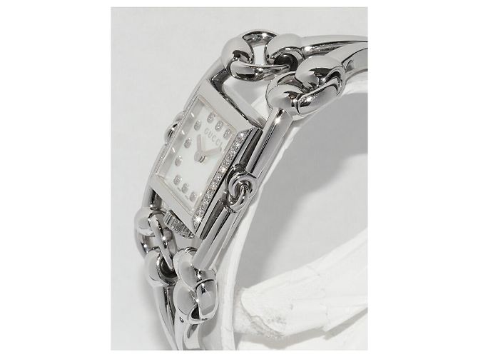 Gucci Signoria Edelstahl-Uhr Silber - Ansicht 3