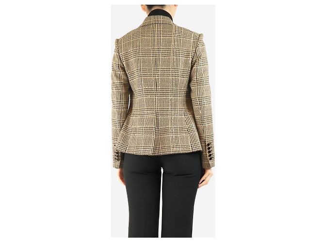 Veronica Beard Neutral Dickey crystal-embellished jacket - size UK 8 - view 2