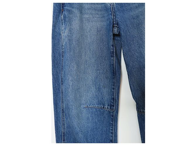 Autre Marque Blaue High-Rise Barrel-Leg Jeans - Größe XS - Ansicht 4