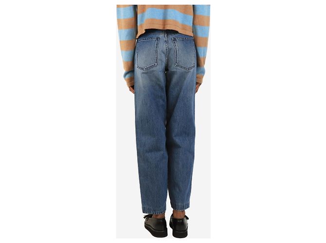 Victoria Beckham Blaue Mittelwaschjeans - Größe UK 6 - Ansicht 3