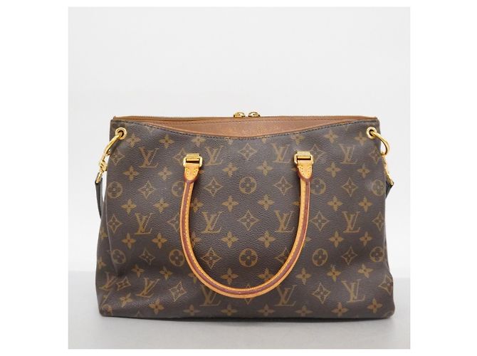 Borsa Pallas Monogram Louis Vuitton Marrone - vista 18