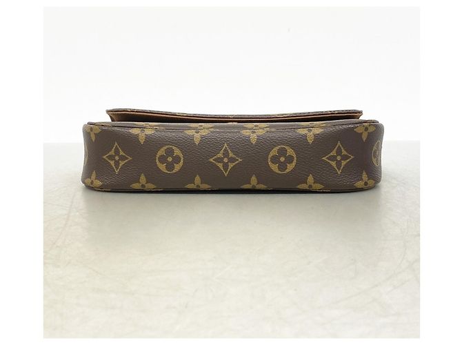 Borsa Louis Vuitton Monogram Wallet-on-Chain Ivy Marrone - vista 3