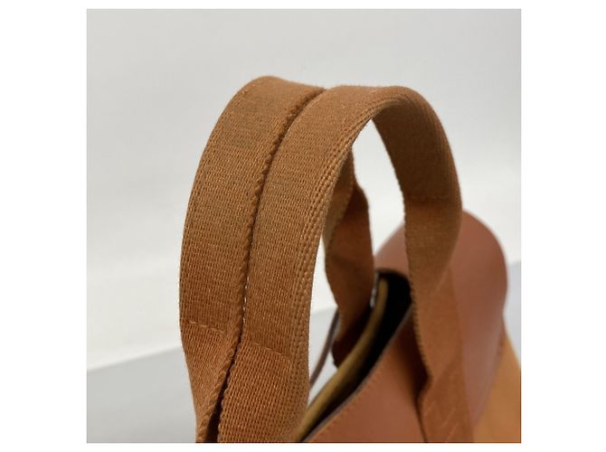 Borsa Tote PM Valparaiso di Hermès Arancione - vista 12