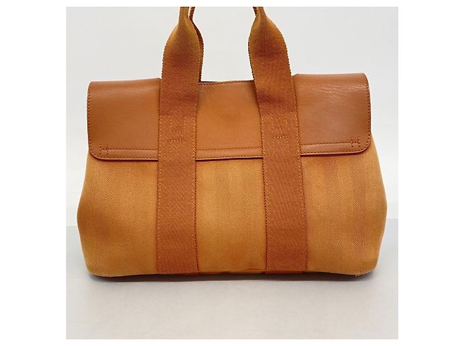 Borsa Tote PM Valparaiso di Hermès Arancione - vista 13
