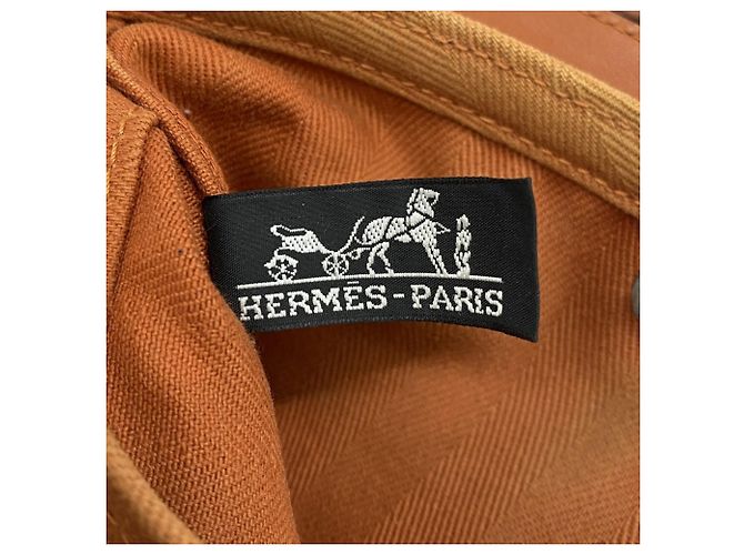 Borsa Tote PM Valparaiso di Hermès Arancione - vista 5