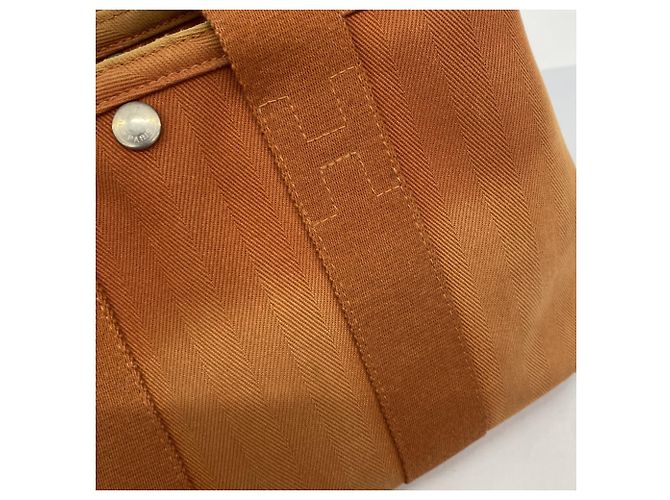Borsa Tote PM Valparaiso di Hermès Arancione - vista 6