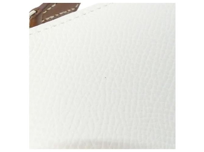 Silk In Billetera compacta de seda MORS & CO de Hermès Blanco Roja - vista 4
