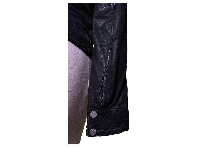 Autre Marque Freaky Nation Lederjacke Schwarz XS - Ansicht 7