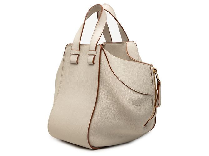 Borsa a mano Hammock Small Anagram Loewe Bianco - vista 2