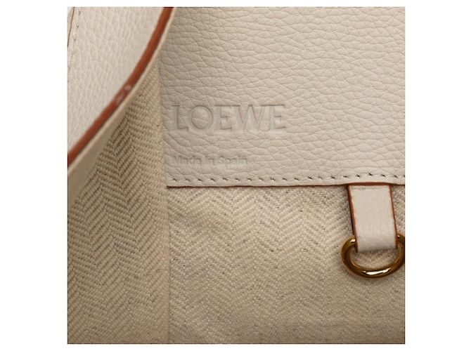 Borsa a mano Hammock Small Anagram Loewe Bianco - vista 5