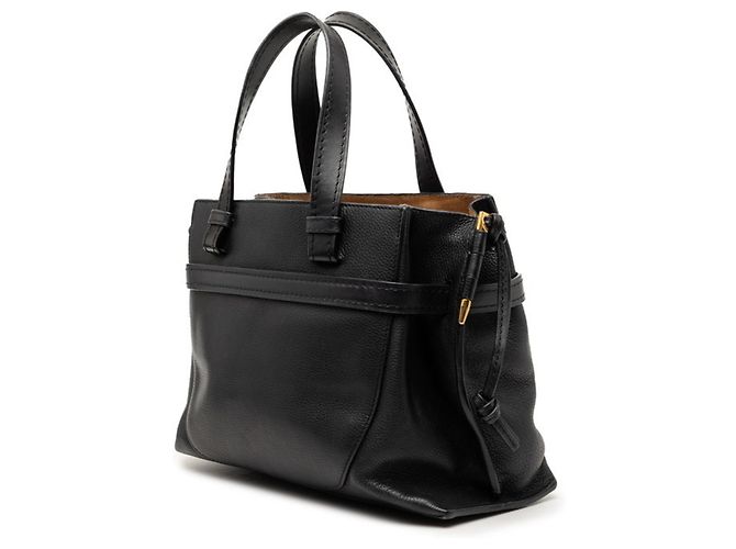 Borsa a mano Loewe Anagram Gate Small Nero - vista 2