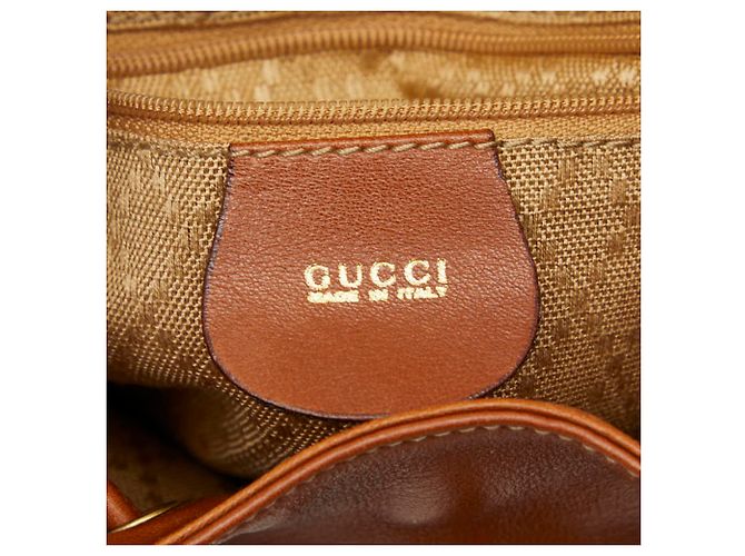 Sac à dos Gucci Bamboo Marron - vue 13