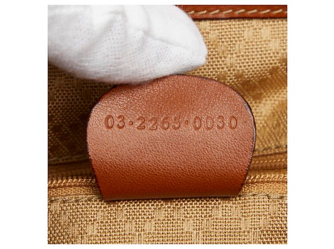 Sac à dos Gucci Bamboo Marron - vue 14
