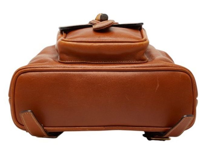 Sac à dos Gucci Bamboo Marron - vue 3