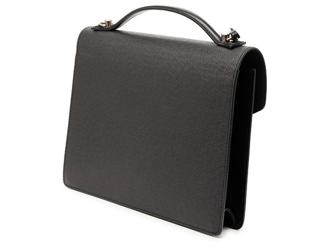 Borsa Monceau in Taiga di Louis Vuitton Nero Grigio - vista 2