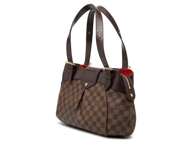 Borsa Louis Vuitton Damier Sistina PM Marrone - vista 2