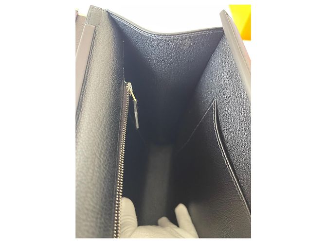 Borsa a mano Hermès Clic H 33 in pelle nera Nero - vista 10