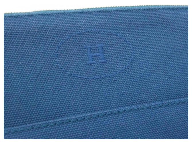 Handtasche Pouch Hermès Bolide MM Blau - Ansicht 4